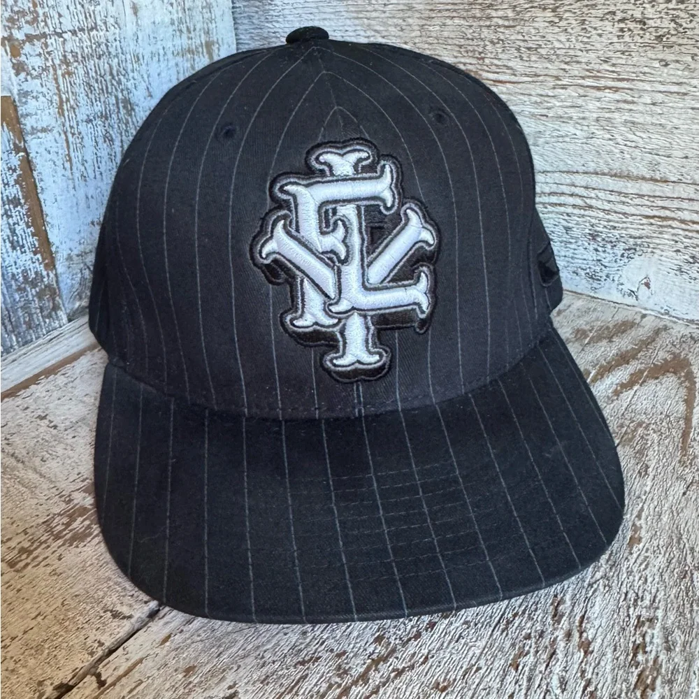 Fly Racing Black Pinstripe Cap - Picture 1 of 5